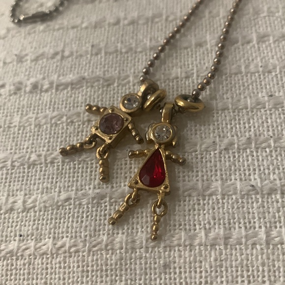 Feb/July Birthstone Pendant Necklace - Picture 2 of 3